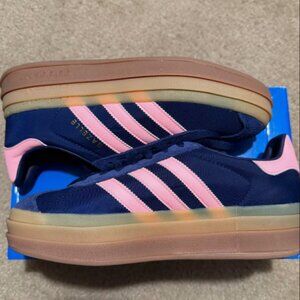 Adidas Women's Gazelle Bold 'Dark Blue/Pink Spark'